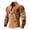 Brown, variant on Men's Western Leather Shirts Jacket Suede Fringe Shirts | Long Sleeve Button Down Suede Shirts Slim Fit Fringe Coat Top for Cowboy Music Festivals Themed Parties Daily Wear
