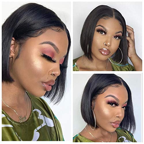 lace front bob wigs for black women