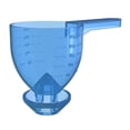 thumbnail image 3 of Cuchara medidora para botellas de agua, portátil, versátil, con embudo azul, 3 of 9