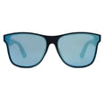 thumbnail image 2 of Piranha Eyewear Drift Dark Bamboo Sunglasses for Men and Women with Blue Mirror Infinity Lenses, 2 of 5