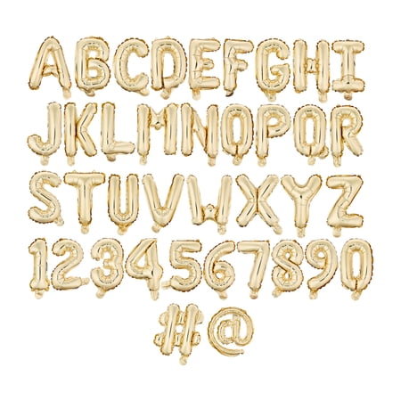 Gold Make Your Own Balloon Banner, 109 Pieces, by Way To Celebrate