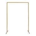 thumbnail image 4 of Miumaeov 2x1.5M Rectangular Metal Wedding Arch Rack Flower Balloon Frame Stand Party Backdrop Decor, 4 of 15