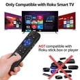 thumbnail image 2 of Paquete de 2 controles remotos de repuesto para Roku TV, compatibles con TCL/Hisense/Sharp/Philips/Onn/Element Roku TV (no para Roku Stick, Box o altavoz), 2 of 5