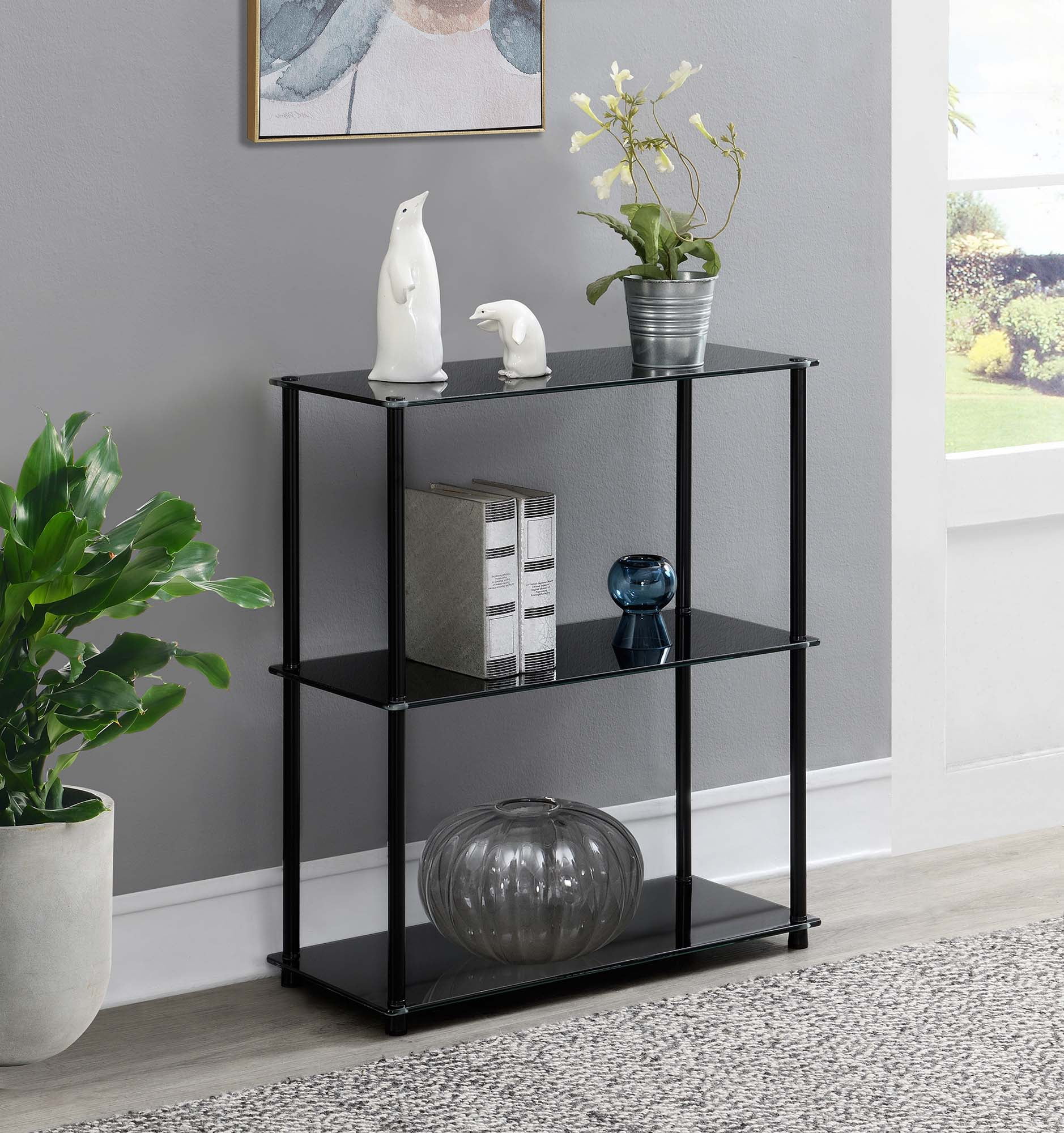 glass bookshelf 2 shelves glass bookshelf 2 shelves
