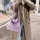 thumbnail image 4 of Sywqhk Bolso De Hombro De Felpa Con Estampado De Oso A La Moda, Bolsos Grandes De Invierno Para Mujer (Púrpura) Sywqhk Para estrenar, 4 of 9