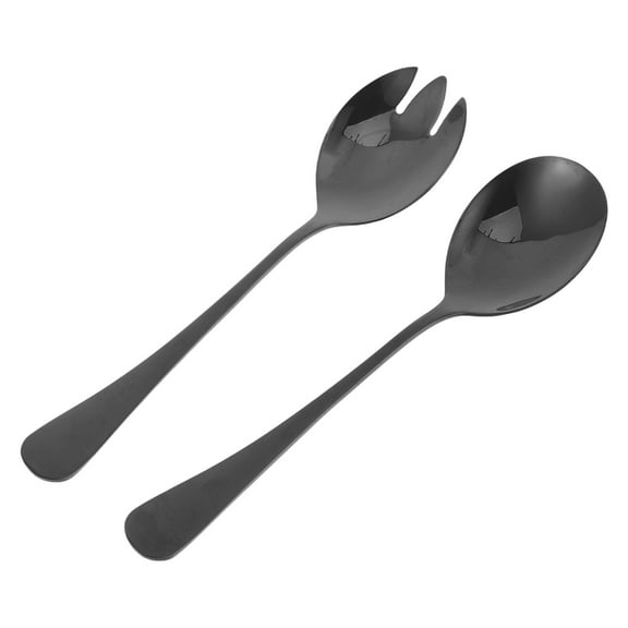 Raindrops Elegant Finish Salad Utensils For Restaurant Dining 1 Set 7.9X1.8X0.04In