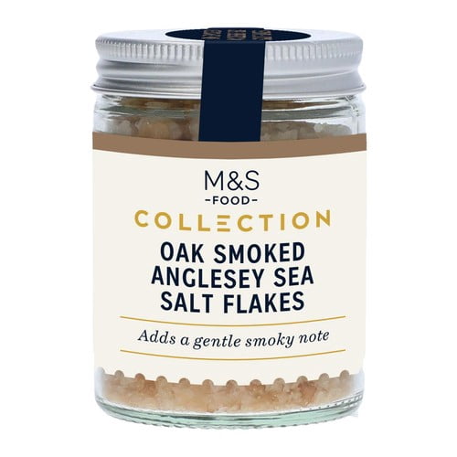Cook With M&S Oak Smoked Anglesey Sea Salt 56g, British Import (Pack of 2)