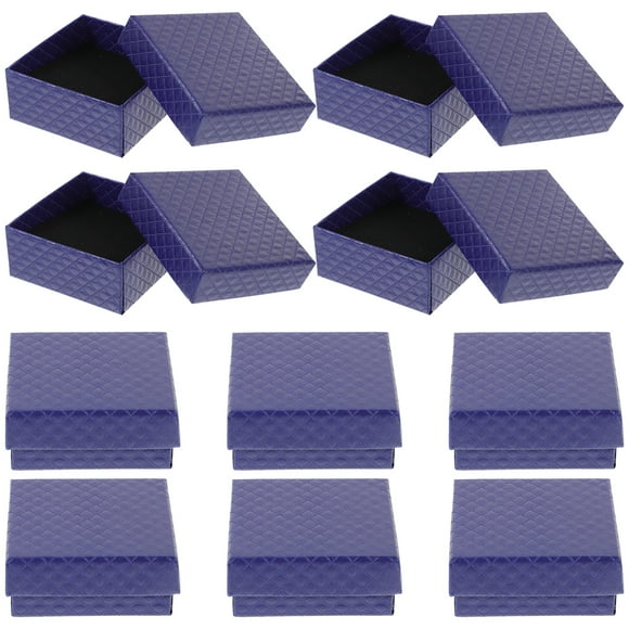 10 cajas de regalo para joyería, cajas para empaquetar anillos, pulseras, collares y más.