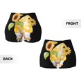 thumbnail image 6 of Yiaed Sunflower Gnomes 3 Print Women's Athletic Shorts Running Shorts Sporty Short High Waisted Elastic Workout Shorts for Yoga Gym Running & Sports -X-Large, 6 of 8