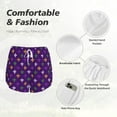 thumbnail image 6 of Haiem Purple Mardi Gras Women's 2 in 1 Running Shorts - Lightweight Athletic Workout Gym Yoga Breathable Sports Shorts Liner with Phone Pockets-Medium, 6 of 9