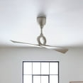 thumbnail image 2 of 2-Blade Ceiling Fan with Center Focal Point in Brushed Nickel with Six Speed Settings 54 inches W X 24.25 inches H-Polished Nickel Finish Bailey, 2 of 7