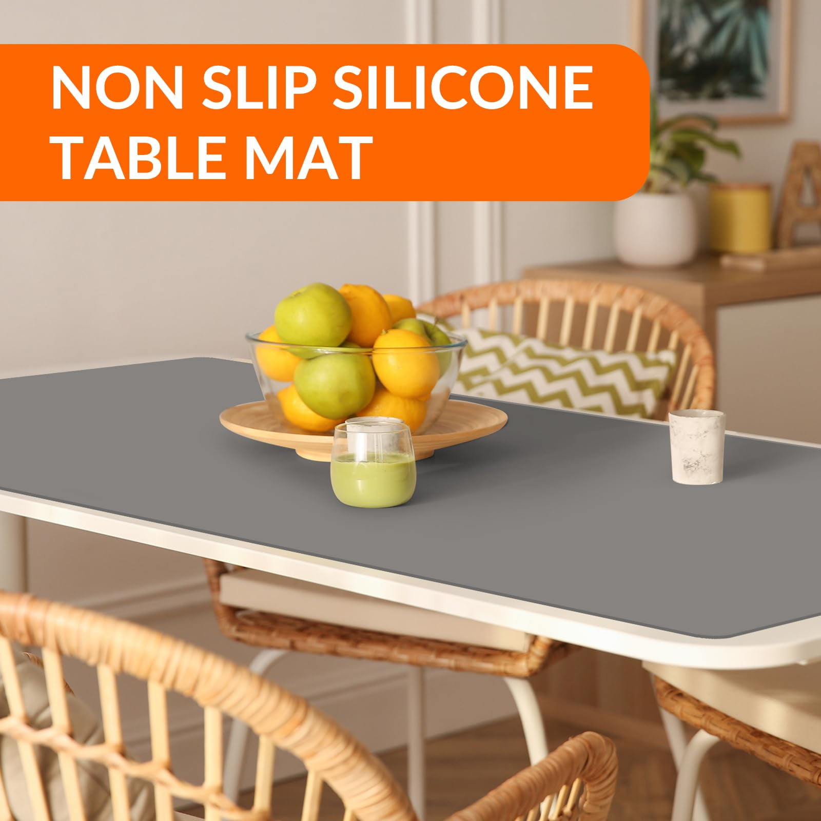 Goldeer Extra Large Silicone Countertop Protector Mat – Heat Resistant, Non-Slip Kitchen Mat for Counter, Desk, Crafts