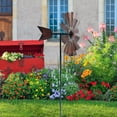 thumbnail image 7 of BJBSJSZ Outdoor Yard Windmill Metal Wind Spinner,Wind Sculptures Spinners Yard Decor Pinwheel, Wind Outdoor For Yard And Garden Metal Yard Windmill Decoration for Garden Yard Lawn Patio Decoration, 7 of 7