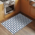 thumbnail image 3 of 2x3 Door Mat Rug, Navy Blue Anchor Nautical Non-Skid Rubber Backing Large Rectangle Rugs - Living Room Bedroom Home Office, Coastal Ocean Summer Beach Indoor Floor Mat Carpets Washable Rug, 3 of 9