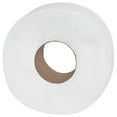 thumbnail image 3 of Genuine Joe 2-ply Jumbo Roll Dispenser Bath Paper Tissue 2 Ply - 3.25" x 1000 ft - 9" Roll Diameter - White - Nonperforated, Unscented - 12 / Carton, 3 of 5