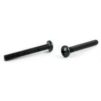 M6-1.0 x 20 mm Machine Screws / Phillips / Pan Head / 18-8 Stainless Steel / Black Oxide / DIN7985A - 500 Piece Carton