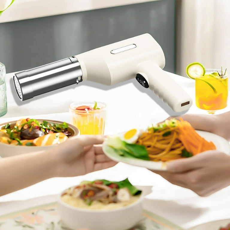 Pompotops Stainless Steel Household Electric Cordless Pasta Maker Noodle Machine Home Automatic Charging Handheld Small Electric Surface Press