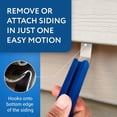 thumbnail image 2 of Vinyl Side Removal Tool Non-Slip Handle Integrated Steel Puller Tool for Installation and Removal of House Vinyl Siding, 2 of 6