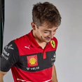 thumbnail image 4 of F1 Ferrari Racing Suit Leclerc Red Short-sleeved Polo Shirt Summer Men's Clothes Overalls-COLOR：XL, 4 of 5
