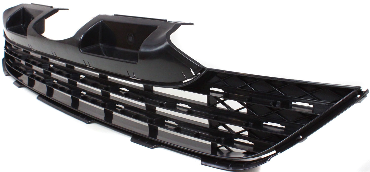 Bumper Grille Compatible With 2007-2009 Honda CR-V Front, Lower Textured Black