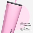 thumbnail image 3 of Vaso aislante Corkcicle, 710 ml, triple acero inoxidable, rosa, 3 of 9
