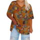 thumbnail image 1 of Camisetas de Verano de las Mujeres con Cuello en V de Manga Corta Impresa, Camiseta Deportiva para Uso Casual Y Diario, 1 of 4