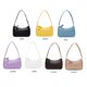 thumbnail image 5 of Bolsa de hombro de moda de color sólido para mujer de cuero PU suave (negro) Likrtyny  Para Estrenar, 5 of 9