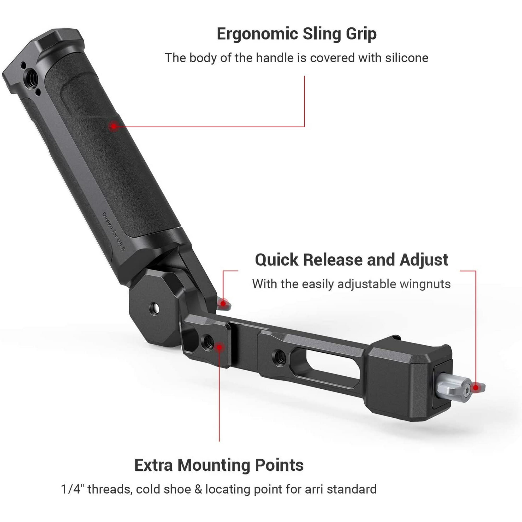 SMALLRIG Adjustable Handle Sling Handgrip for DJI RS 2 / RSC 2