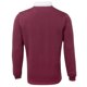 thumbnail image 2 of Front Row - Polo de manga larga con cuello blanco Modelo Rugby Premium hombre caballero (Vino), 2 of 2