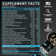 Vitadapt Complete Sports Multivitamin for Men - 24 Vitamins, KSM-66 Ashwagandha and Minerals for Athletes - Mens Multivitamin Daily Gym Supplements (90 Capsules)
