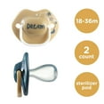 thumbnail image 4 of Tommee Tippee Moda Pacifiers, Symmetrical Design, BPA-Free Silicone Baglet, Includes Sterilizer Box, 18-36m, 4 of 6