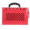 thumbnail image 3 of OSHA-Compliant Stainless Steel Lockout Tagout Box with Ergonomic Handle and High Capacity for Secure Key Storage, 3 of 6