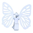 thumbnail image 2 of Dispositivo eléctrico de mariposa que aletea, modelo de plástico decorativo para escritorio, ideal para el hogar. Blanco, 2 of 9