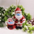 thumbnail image 4 of Estatua de Papá Noel Con facial en cuarentena Perfecl Adorno colgante Navidad 6.8x3.8x7.4cm, 4 of 7