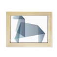 thumbnail image 1 of Origa Cheval Forme Géométrique Cadre Photo Photo Art Décoration Peinture 6 X 8 Pouces, 1 of 3
