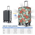 thumbnail image 6 of Fotbe Rose Flowers Luggage Cover Protector,Suitcase Protector,Scratch and Dirt Resistant,Fits 18-32 Inch Luggage-Medium, 6 of 9