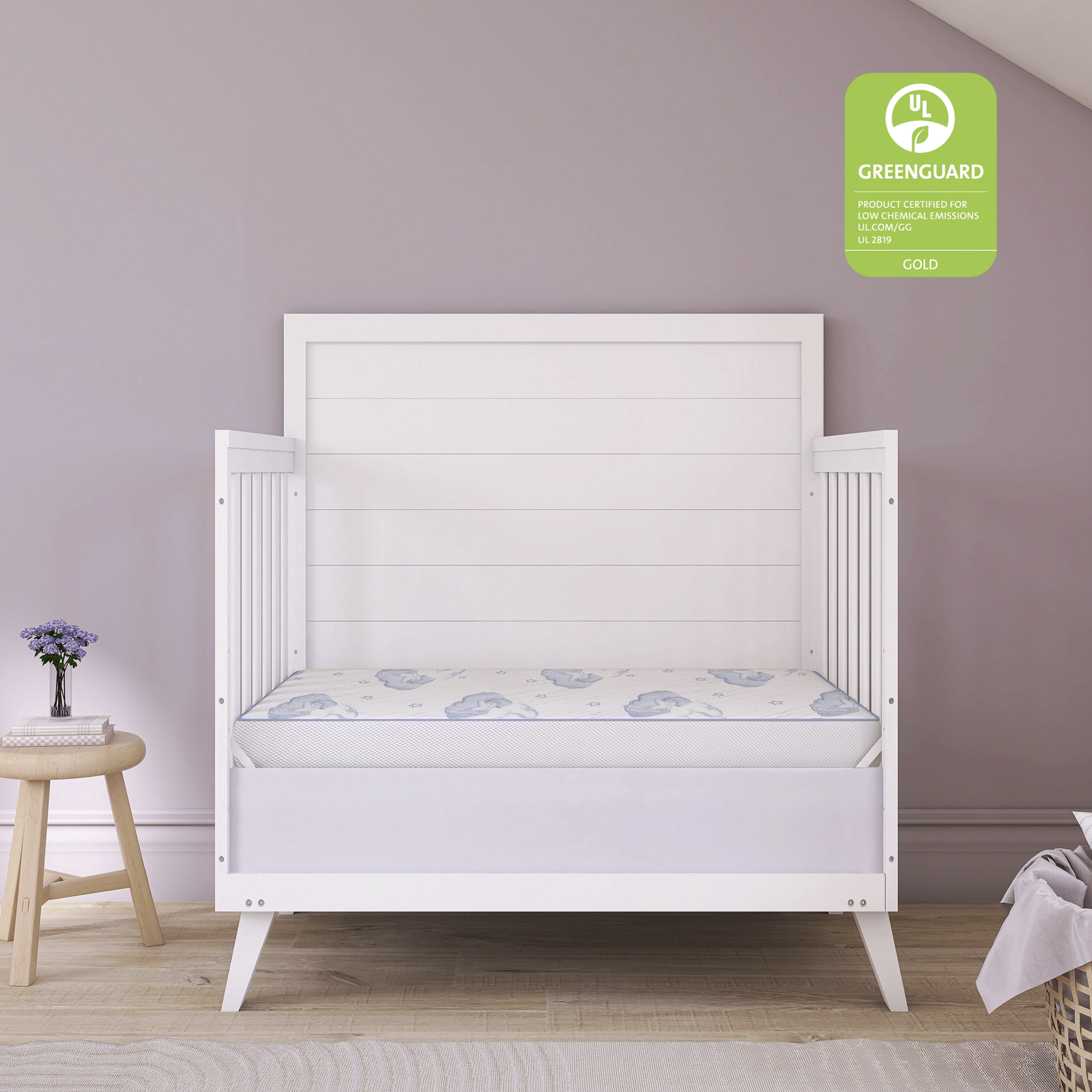 Dream On Me 2-In-1 Breathable 3" Spring Coil Mini/Portable Crib Mattress