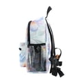 thumbnail image 4 of FORMRS School Backpack with Front Zippered Pocket 12" Student Travel Daypack, Pastel Flower Pattern, 4 of 6