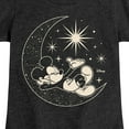 thumbnail image 3 of Disney - Mickey On Celestial Moon - Toddler & Youth Girls Short Sleeve Graphic T-Shirt, 3 of 5