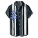 thumbnail image 1 of Camisas Para Hombre Manga Larga Casual Hombres Solapa Estampado Manga Corta Puños Botón Puerto Estilo Floral Camisa Sand Beach Hawaiianss Summer Top (Navy, XXL), 1 of 3