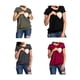 thumbnail image 5 of Jumpingount Camiseta de manga corta para mujer, camiseta de lactancia con cuello redondo, ropa de lactancia Prendas para la parte del cuerpo negro XL Jumpingount AP001969-08, 5 of 6