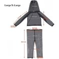 thumbnail image 3 of 4 Pieces Mosquito Suit, Light-weight Bug Repellent Jacket Hood & Pants Net Clothing Set For outdoor Protection From Insects,flies,gnats LBN, 3 of 5