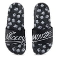 thumbnail image 4 of Disney Men’s Mickey Mouse Slides, Printed Slippers Slip-on Sandals Black – 12/13, 4 of 5