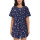 thumbnail image 1 of Fotbe Star Dog Paw Conjunto de Pijama Estampado para Mujer, 2 Piezas, Ropa de Dormir con Camiseta de Manga Corta y Shorts Suaves-X-Large, 1 of 6