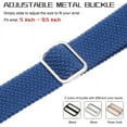 thumbnail image 2 of KOMI 2 Pack Sport Loop Nylon Braided Bands Compatible with Samsung Galaxy Watch 3 45mm/Galaxy Watch 46mm/Gear S3 Classic/Frontier, with Adjustable Buckle,22mm Quick Release Watch Band for Women Men, 2 of 5