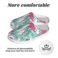 thumbnail image 6 of Lsque Flamingo Pattern Womens Comfort Cotton on Scuff With Memory Foam and Anti-skid Sole Slipper-42/43, 6 of 7