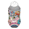 thumbnail image 5 of Amazing World of Gumball Girls Swimsuits One Piece Bathing Suit Cute Toddler Kids Pool Beach Swimwear Quick Dry 3-8 Years, 5 of 6
