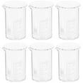 thumbnail image 2 of 6pcs Glass Measuring Beakers Chemistry Glass Beakers Laboratory Beakers Glassware, 2 of 6