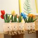 thumbnail image 4 of Juguetes de plantas de peluche para niños, juguete de peluche suave con forma de flor, muñeco de tulipán de simulación, almohada de peluche con plantas suculentas para decoración de interiores, 4 of 8