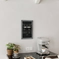 thumbnail image 2 of Flash Furniture Canterbury 11" x 17" Rustic Gray Wall Mount Magnetic Chalkboard Sign, Hanging Wall Chalkboard Memo Board for Home, School, or Business, Set of 10, 2 of 13